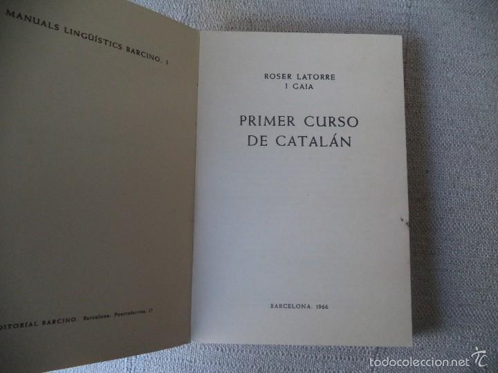 Libros de segunda mano: Primer libro de Catalan 1968 - Foto 2
