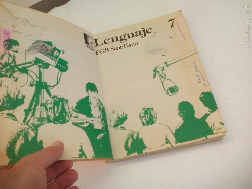 Libros de segunda mano: Lenguaje 7, Editorial Santillana 7&ordm; de EGB. libro de texto, de consulta 1982 - Foto 3