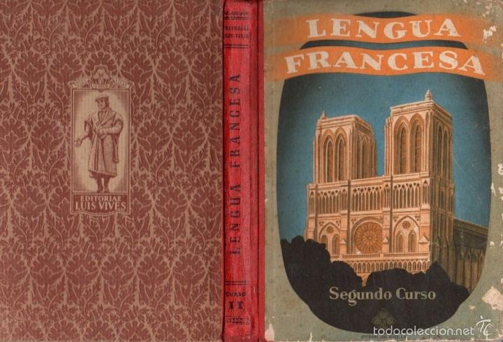 Libros de segunda mano: LENGUA FRANCESA EDELVIVES SEGUNDO CURSO (1955) - Foto 1