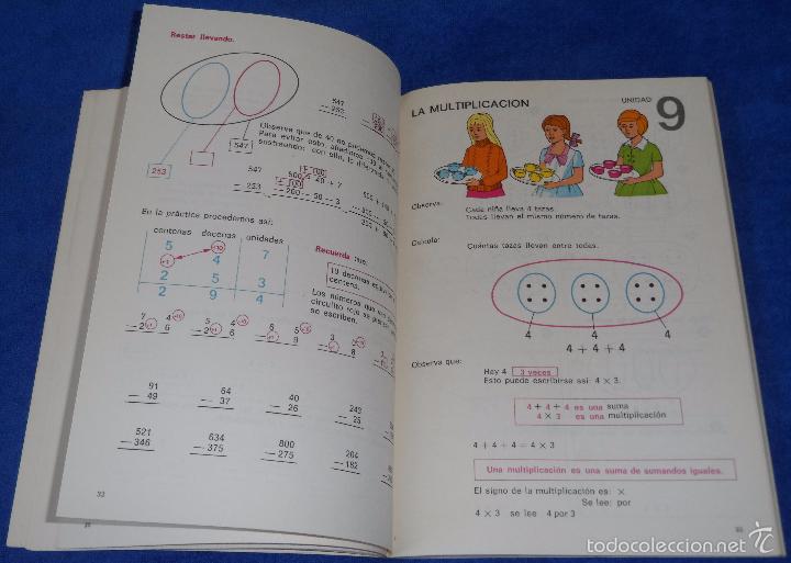 Libros de segunda mano: Libro de Trabajo - Matem&aacute;ticas B&aacute;sicas 2&ordm; - ANAYA (1971) - Foto 4