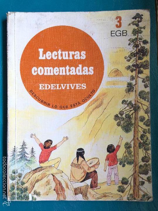 Libros de segunda mano: LECTURAS COMENTADAS. EDELVIVES 3 EGB - Foto 1