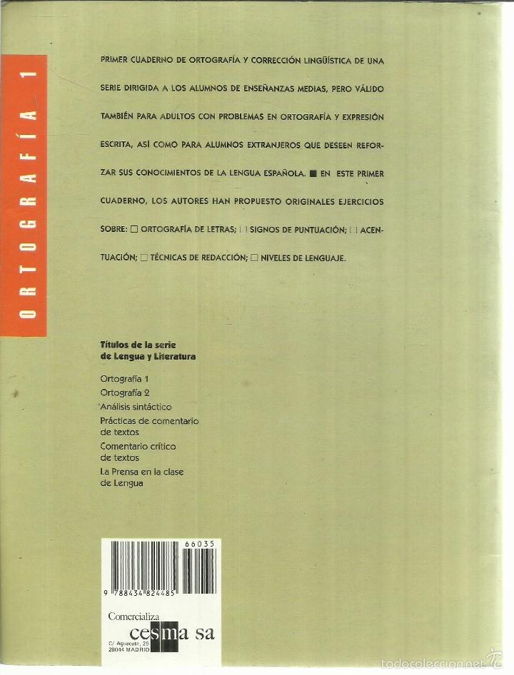 Libros de segunda mano: ORTOGRAF&Iacute;A. 1. EDITORIAL SM. MADRID. 1992 - Foto 3