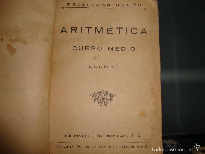 Libros de segunda mano: libro aritm&eacute;tica segundo grado, ediciones bru&ntilde;o a&ntilde;os 40, . - Foto 3