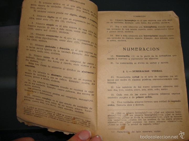 Libros de segunda mano: libro aritm&eacute;tica segundo grado, ediciones bru&ntilde;o a&ntilde;os 40, . - Foto 6