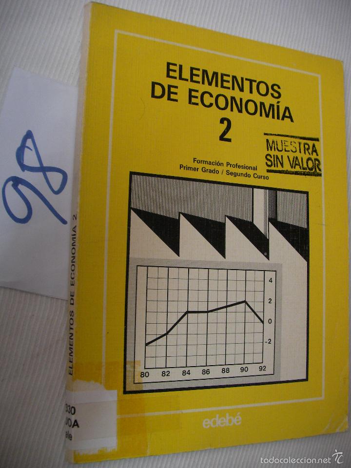 Libros de segunda mano: ANTIGUO LIBRO DE TEXTO - ELEMENTOS DE ECONOMIA 2 - Foto 1
