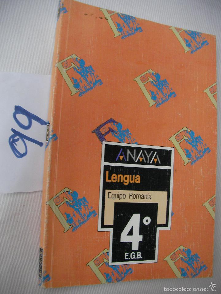 Libros de segunda mano: ANTIGUO LIBRO DE TEXTO - LENGUA 4&ordm; - Foto 1
