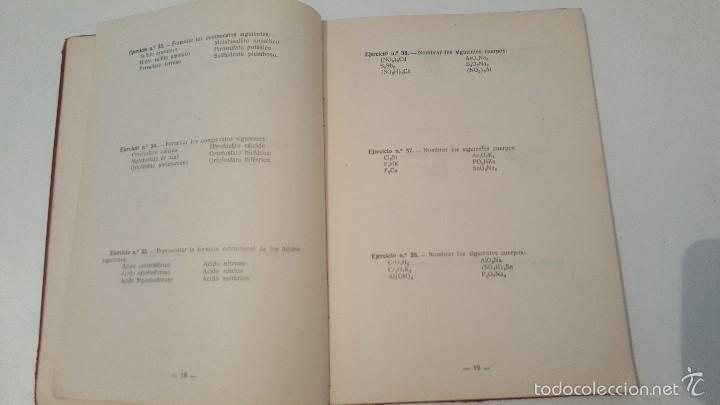 Libros de segunda mano: EJERCICIOS Y PROBLEMAS DE QUIMICA - 1949 - Foto 2