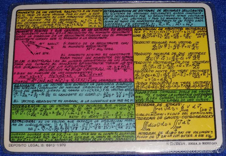 Libros de segunda mano: C&aacute;lculo Vectorial - Serie Formularios n&ordm; 20 - Distein (1970) - Foto 2