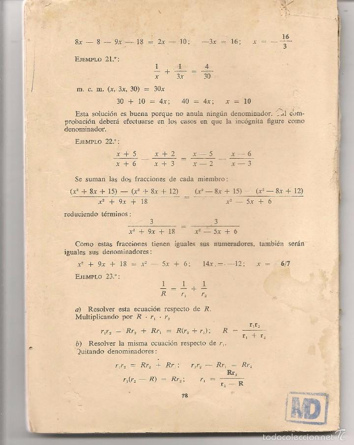 Libros de segunda mano: MATEM&Aacute;TICAS. 3. S. SEGURA.  ECIR. (Z32) - Foto 2