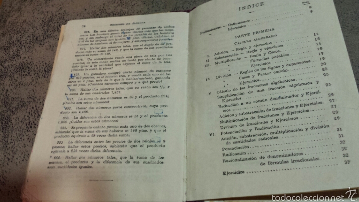 Libros de segunda mano: NOCIONES DE ALGEBRA. EDICIONES BRU&Ntilde;O, 1958. 11 &ordf; EDICION - Foto 3