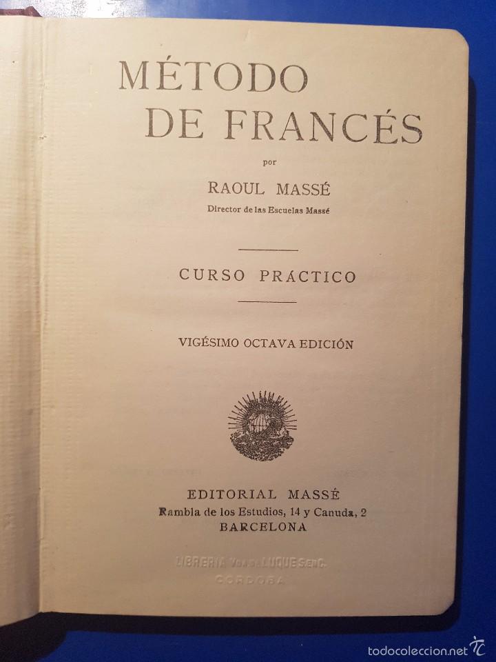 Libros de segunda mano: METHODE DE FRAN&Ccedil;AIS - MASSE - CURSO PRACTICO - BARCELONA - Foto 2