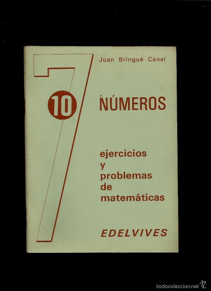 Libros de segunda mano: NUMEROS - EJERCICIOS Y PROBLEMAS DE MAYEMATICAS - N&ordm; 10 - EDELVIVES - Foto 1