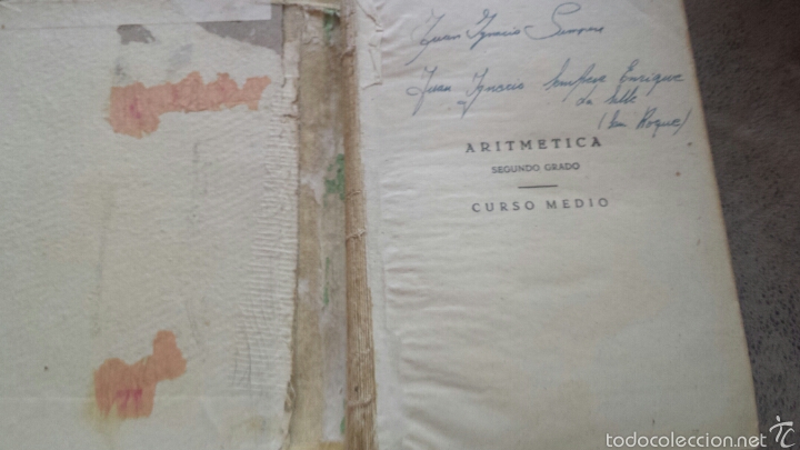 Libros de segunda mano: &Aacute;RITMETICA 2&deg; GRADO. Ediciones Bru&ntilde;o. 20&deg; edici&oacute;n. 1958 - Foto 2