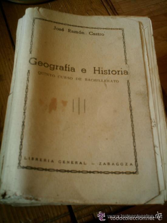 Libros de segunda mano: GEOGRAFIA E HISTORIA J. RAM&Oacute;N CASTRO 1942 - Foto 1