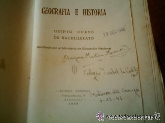 Libros de segunda mano: GEOGRAFIA E HISTORIA J. RAM&Oacute;N CASTRO 1942 - Foto 2