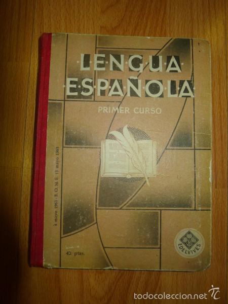 Libros de segunda mano: EDELVIVES. Lengua Espa&ntilde;ola. Primer Curso - Foto 1