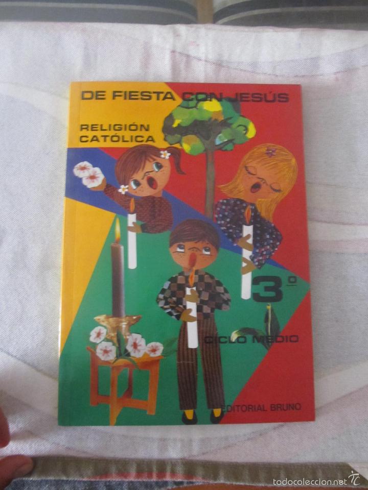 Libros de segunda mano: M69 LIBRO DE RELIGION EDITORIAL BRU&Ntilde;O 3&ordm; DE EGB E.G.B. 1989 - Foto 1
