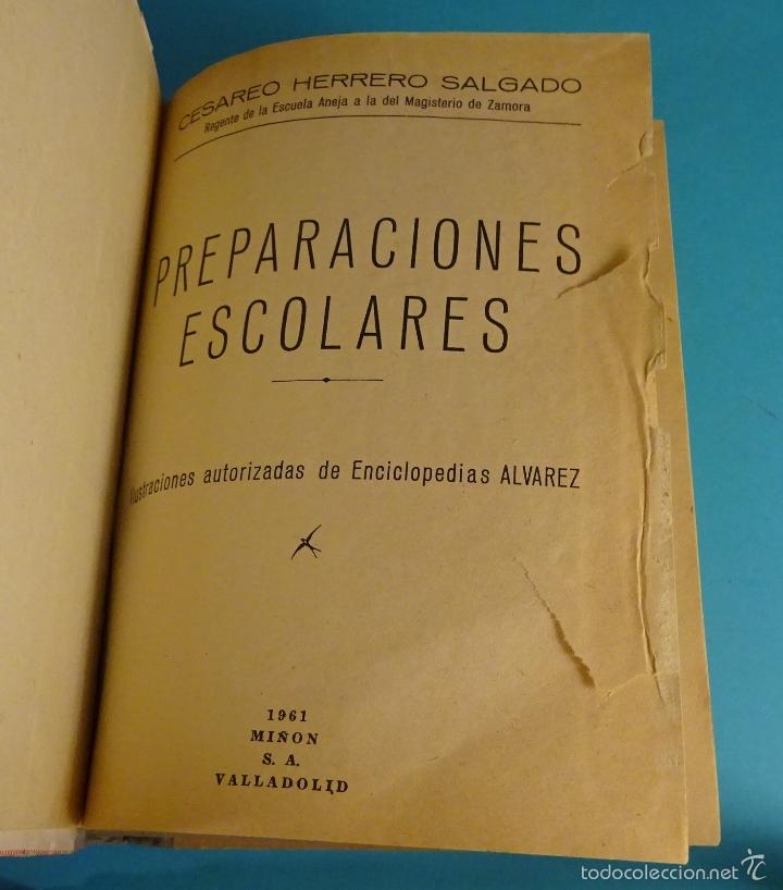 Libros de segunda mano: PREPARACIONES ESCOLARES. CESAREO HERRERO SALGADO - Foto 2