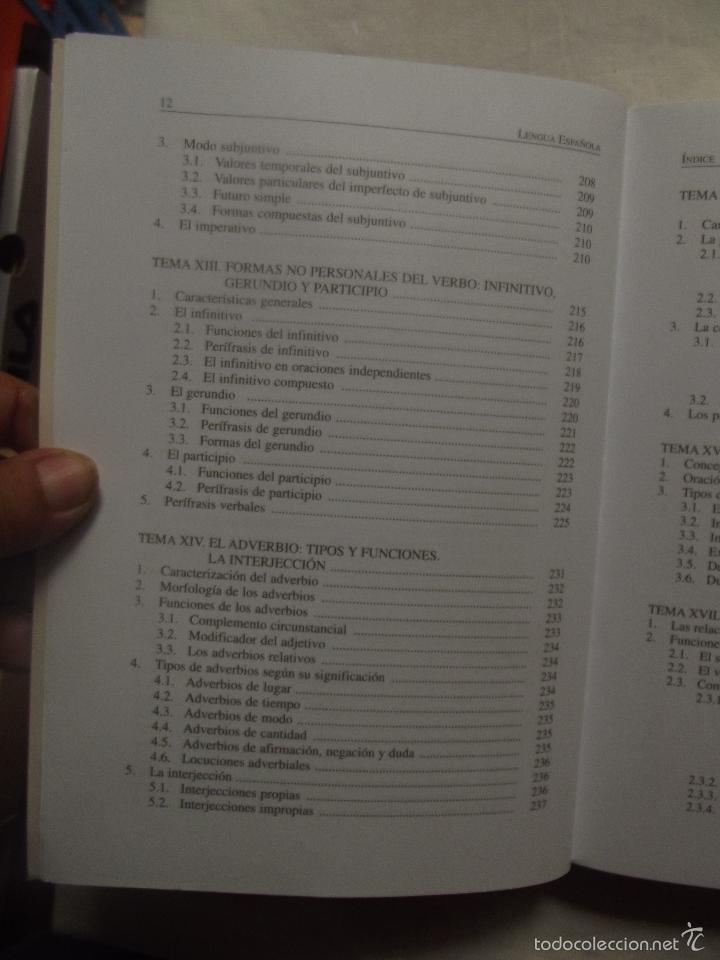 Libros de segunda mano: LENGUA ESPA&Ntilde;OLA CURSO DE ACCESO - Foto 8