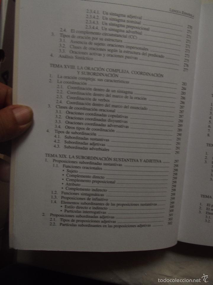 Libros de segunda mano: LENGUA ESPA&Ntilde;OLA CURSO DE ACCESO - Foto 10