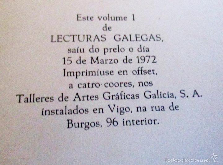 Libros de segunda mano: LECTURAS GALEGAS 1, GALAXIA 1972 - Foto 6