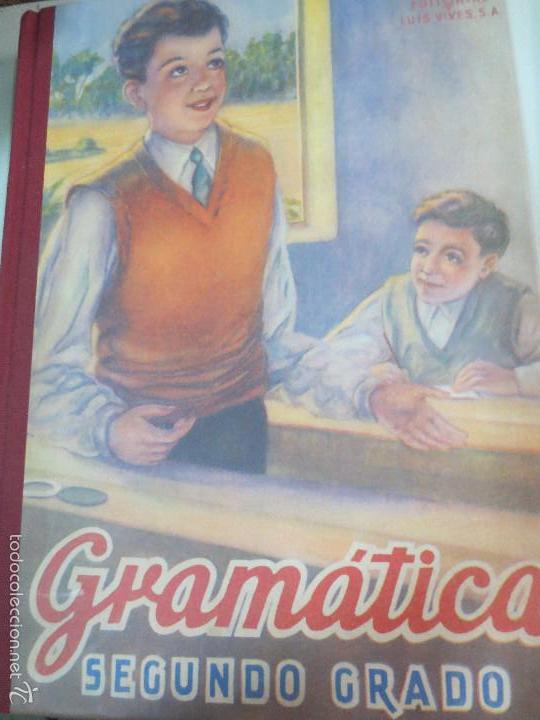 Libros de segunda mano: GRAM&Aacute;TICA SEGUNDO GRADO EDELVIVES EDIT LUIS VIVES EDICI&Oacute;N FACS&Iacute;MIL - Foto 1