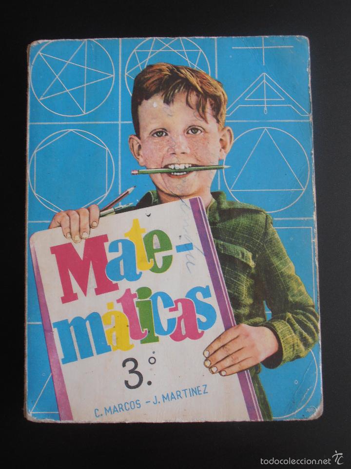 Libros de segunda mano: ANTIGUO LIBRO DE TEXTO MATEMATICAS 3&ordm; EDITORIAL S.M 1959 - Foto 1