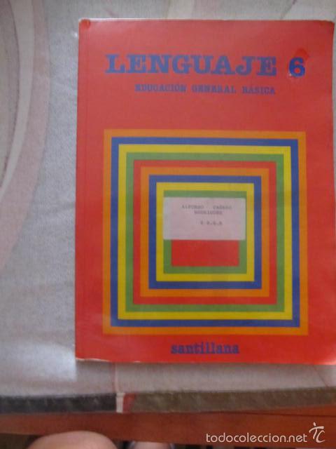 Libros de segunda mano: M69 LIBRO DE TEXTO 6 E.G.B. EGB LENGUAJE SANTILLANA - Foto 1