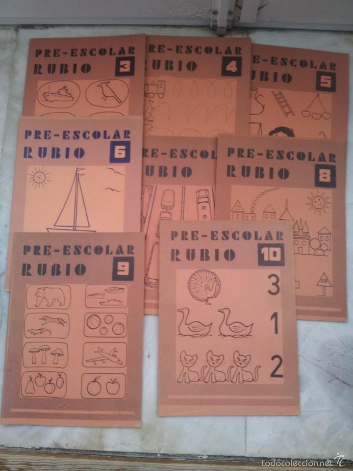Libros de segunda mano: LOTE DE 8 CUADERNILLOS PRE- ESCOLAR RUBIO. NUEVOS!!!!!!!!! - Foto 1