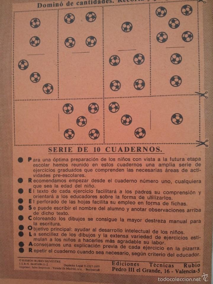 Libros de segunda mano: LOTE DE 8 CUADERNILLOS PRE- ESCOLAR RUBIO. NUEVOS!!!!!!!!! - Foto 3