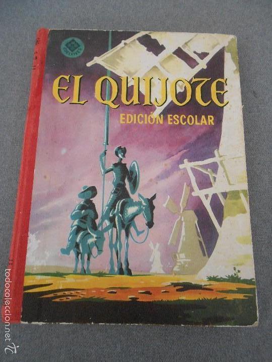 Libros de segunda mano: EL QUIJOTE. EDICION ESCOLAR - Foto 1