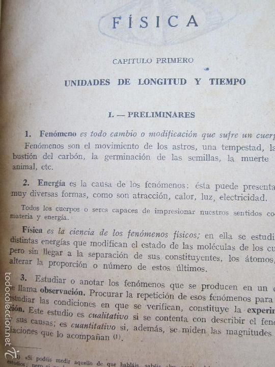 Libros de segunda mano: libro escolar ciencias cosmologicas , cuarto curso , luis vives 1948 - Foto 2