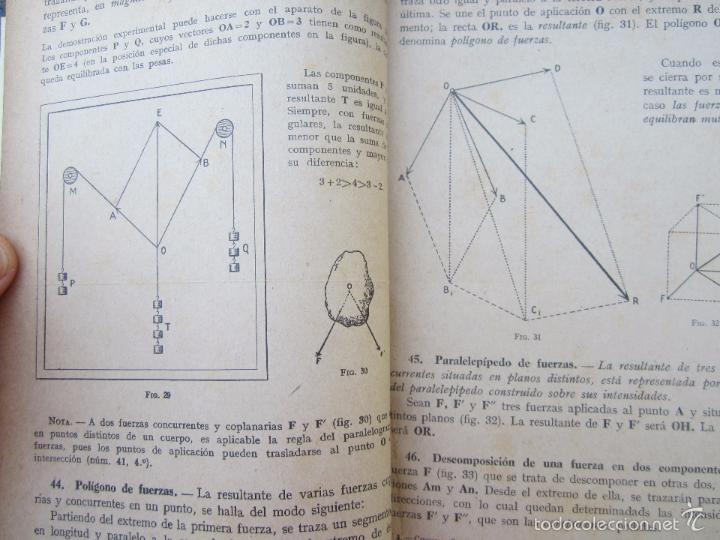 Libros de segunda mano: libro escolar ciencias cosmologicas , cuarto curso , luis vives 1948 - Foto 4