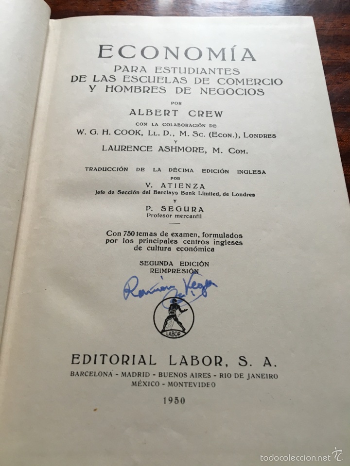 Libros de segunda mano: ECONOM&Iacute;A PARA ESTUDIANTES ALBERT CREW - Foto 4