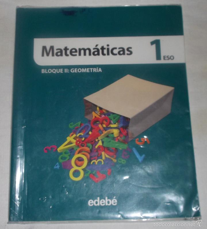 Libros de segunda mano: matematicas 1 eso  bloque2 geometria  edebe - Foto 1