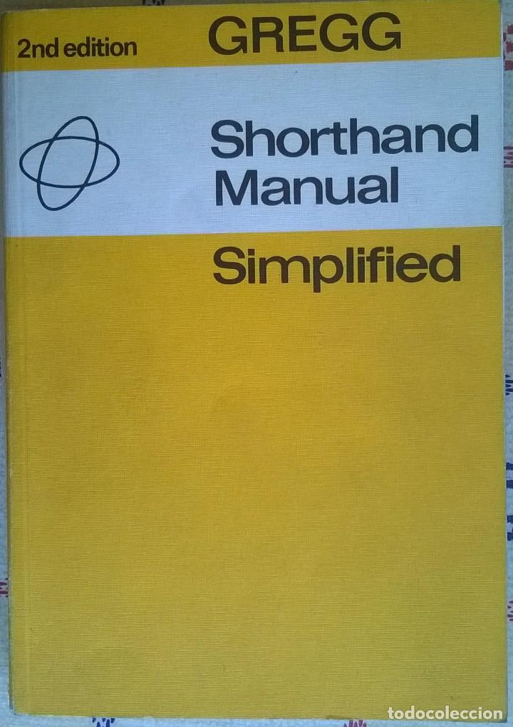Libros de segunda mano: Shorthand manual simplified 2nd edition, Gregg - Foto 1
