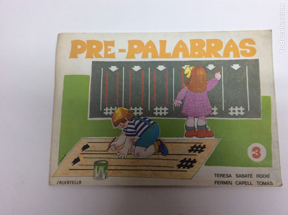 Libros de segunda mano: Pre- palabras libro preescolar -ED. SALVATELLA 1983 - Foto 1
