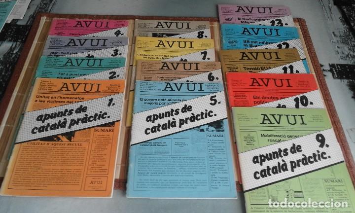 Libros de segunda mano: Apunts de catal&agrave; pr&agrave;ctic n&ordm; 1 a 13. Quadernets diari Avui - Foto 1