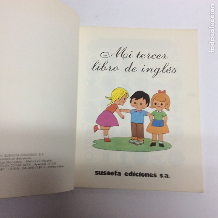 Libros de segunda mano: Mi tercer libro de ingles. - ediciones susaeta - Foto 2