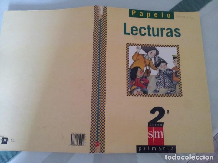 Libros de segunda mano: LIBRO DE LECTURAS PAPELO . 2&ordm; CURSO. ED. SM - Foto 3