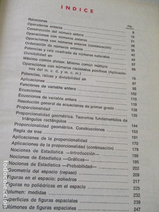 Libros de segunda mano: NUEVA MATEM&Aacute;TICA, LIB. DE CONSULTA, 7&ordm;. CURSO,E.G.B.- P. GIL ALVAREZ-A.MACHO.A.ALVAREZ-3&ordf; E. 1973- - Foto 4