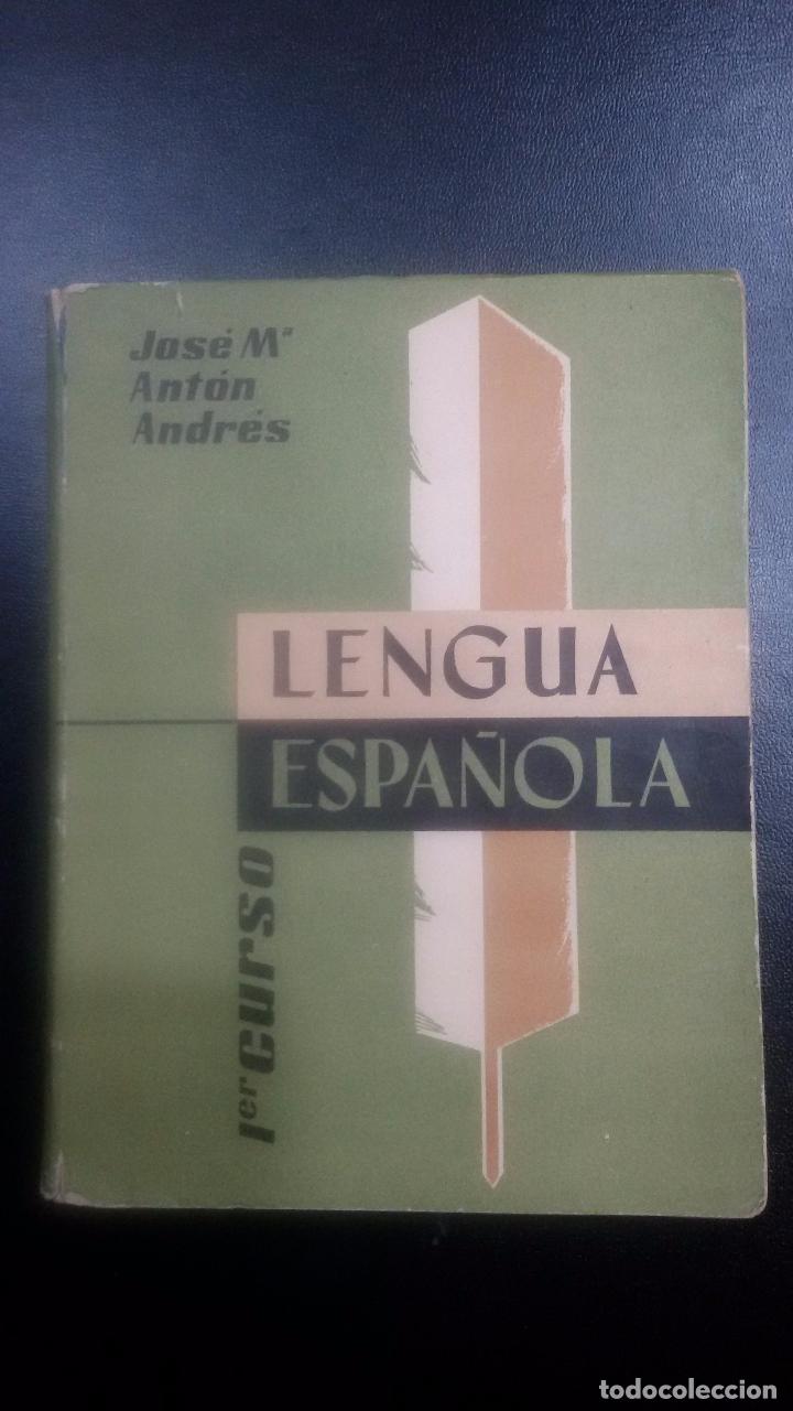 Libros de segunda mano: Lengua espa&ntilde;ola. primer curso. 1964 - Foto 1