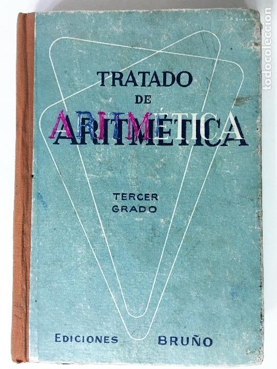 Livros em segunda m&atilde;o: TRATADO DE ARITMETICA 3&ordf; GRADO -1957