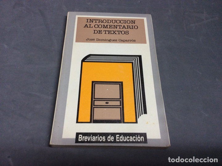 Libros de segunda mano: INTRODUCCION AL COMENTARIO DE TEXTOS - brevarios DE educacion - Foto 1