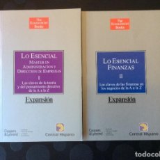 Libros de segunda mano: LO ESENCIAL.- THE ECONOMIST BOOKS.- 2 TOMOS