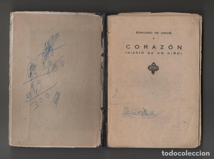Libros de segunda mano: CORAZ&Oacute;N DIARIO DE UN NI&Ntilde;O. - Foto 2