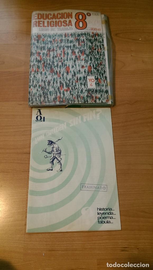 Gebrauchte B&uuml;cher: LIBRO DE TEXTO &laquo;EDUCACI&Oacute;N RELIGIOSA&raquo; 8&ordm; E.G.B. A&Ntilde;O 1974 MANUSCRITO