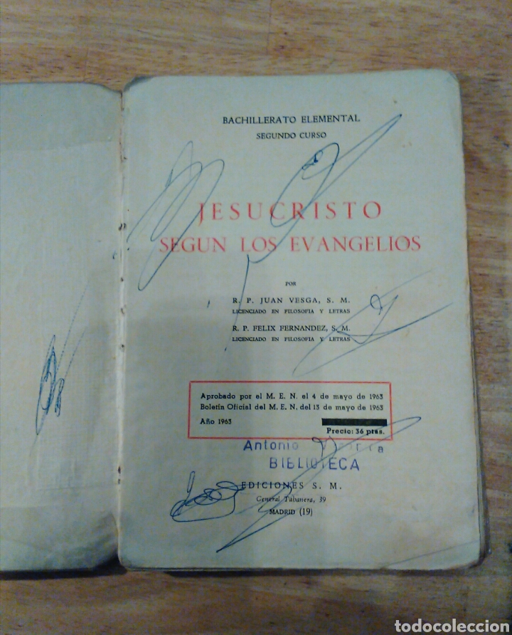 Libros de segunda mano: Jesucristo seg&uacute;n los Evangelios 2 - Foto 2