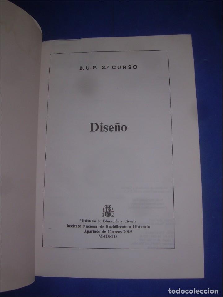 Libros de segunda mano: DISE&Ntilde;O 2 BUP. INBAD 1987. LIBRO DE TEXTO, ESCOLAR - Foto 2