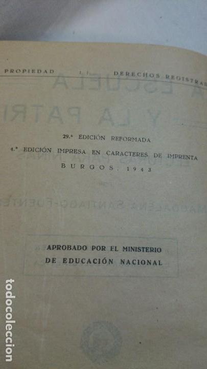 Libros de segunda mano: LA ESCUELA Y LA PATRIA,SANTIAGO RODR&Iacute;GUEZ - Foto 3